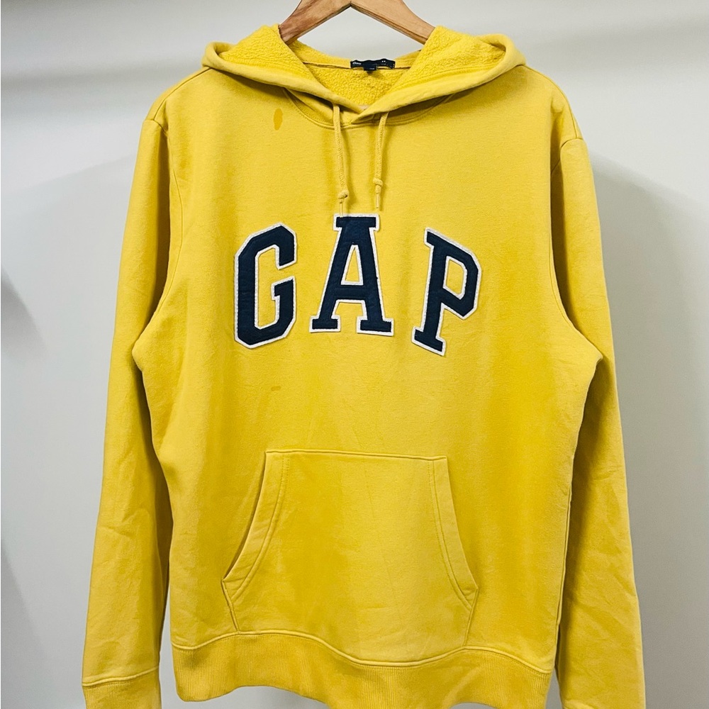 GAP AUTHENTIC YELLOW HOODIE FOR MEN’S & WOMEN’S - Picture 1 of 5